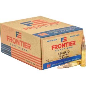 Hornady Frontier XM193 Oriented Rifle Ammunition 5.56mm 55gr FMJ 3240 fps 150/ct