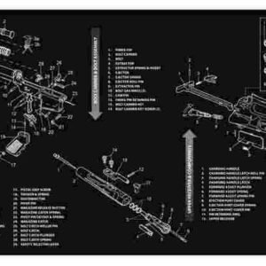 TekMat 12x36 Gun Cleaning Mat - AR-10