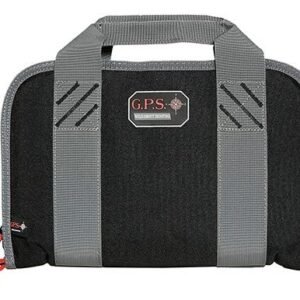 G-Outdoors Double Pistol Case with Magazine Storage & Dump Cup-Black