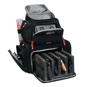 G-Outdoors Handgunner Backpack with 4 Handgun Cradle-Black