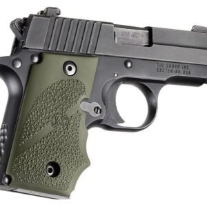 Hogue SIG Sauer P238 Rubber Grip with Finger Grooves OD Green