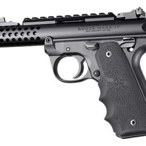 Hogue Ruger 22/45 MKIV Rubber Grip with Finger Grooves Black