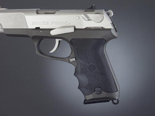 Hogue Ruger P85 P91 Rubber Grips with Finger Grooves