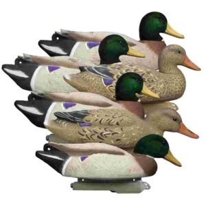 Higdon Outdoors Battleship Mallard Flocked Heads 6/ct