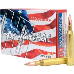 Hornady American Whitetail Rifle Ammunition .25-06 Rem 117 gr BTSP 2749 fps 20/ct