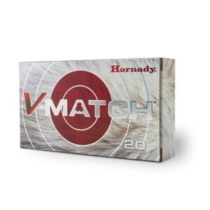 Hornady V-Match Rifle Ammunition 6.5 Creedmoor 100gr ELD-VT 20/ct