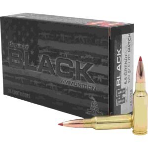 Hornady Black Match Rifle Ammunition 6.5 Grendel 123 gr ELD 2580 fps 20/ct