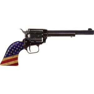 Heritage Rough Rider .22LR 6.5" Barrel Blued US Flag Grips