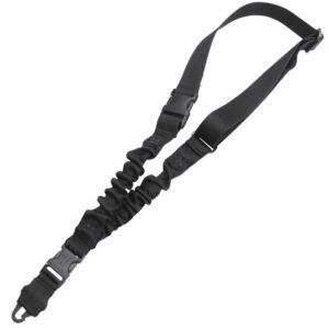 TacShield Shock Sling Single Point 1.25" Black with Double QRB