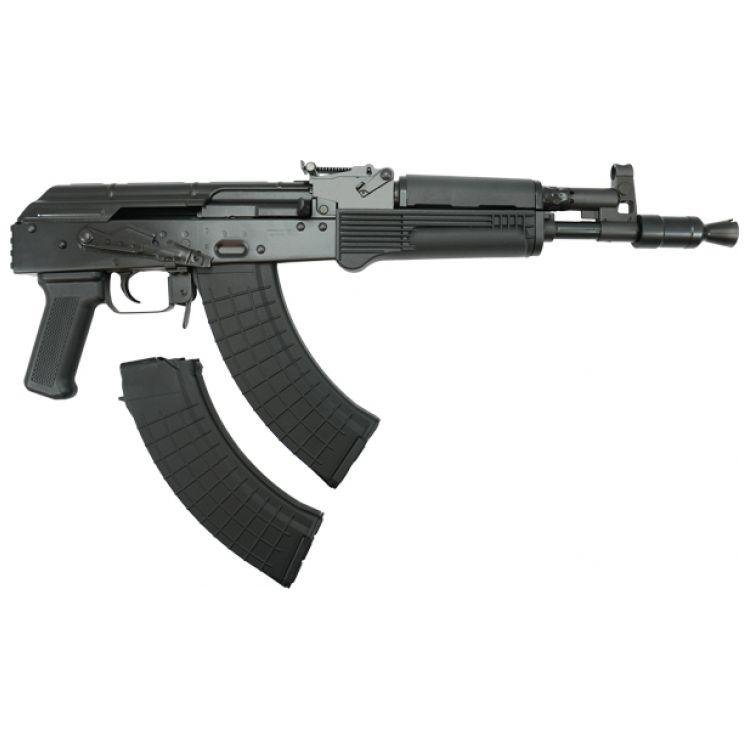 Pioneer Arms Polymer Hellpup PRO AK Handgun 7.62x39 30rd Magazines(2)11.7" Barrel with Picatinny Rail Forged Trunnion
