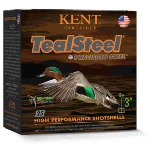 Kent Teal Steel Shotshells 12ga 2-3/4" 1-1/4oz 1300 fps #6 25/ct