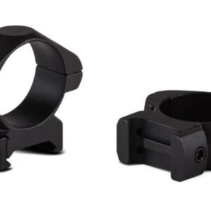 Konus 2-Piece Steel Riflescope Rings 30mm Low - Matte Black
