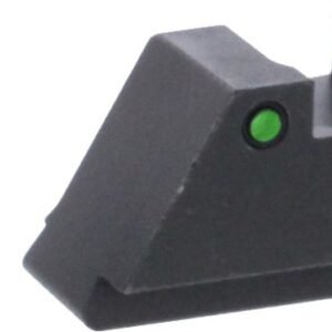 Green Tritium Round Outline White .315/black .392 for Glock TallSuppressor
