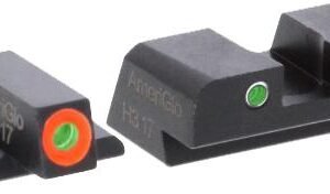 Green Tritium Round Outline Orange/White for Sig #8 Height