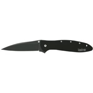 Kershaw Ken Onion Leek Folding Knife 3" Drop Point Blade Black