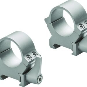 Leupold 2-Piece Precision-Fit QRW2 Weaver-Style Rings 1" Low - Silver
