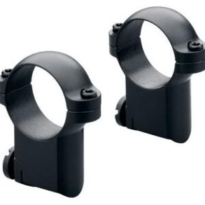 Leupold 2-Piece Solid Steel Ringmounts - Ruger No. 1 & 77/22 1" High Matte Black