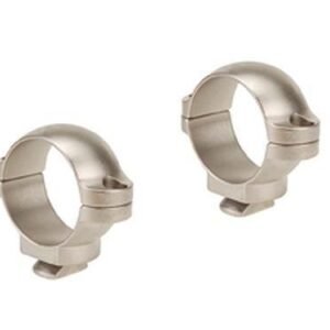 Leupold 2-Piece Dual Dovetail Rings - 1" Low Silver