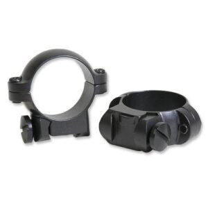 Leupold 2-Piece Solid Steel Ringmounts - Ruger No. 1 & 77/22 1" Low Matte Black