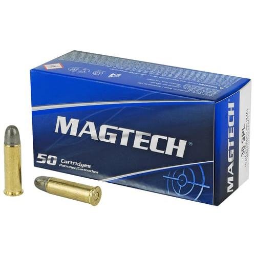 MagTech Handgun Ammunition .38 Spl 158 gr LRN 755 fps 50/box