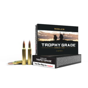 Nosler Accubond Trophy Grade Rifle Ammunition 7mm Rem Mag 140 gr PT 3125 fps 20/ct