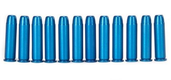 A-Zoom Aluminum Snap Caps .357 Mag Blue 12/pk