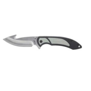 Old Timer Trail Boss Gut Hook Folder Knife 3 1/2" Blade Black