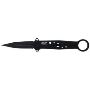 Smith & Wesson M&P Folding Knife Dagger Blade Black