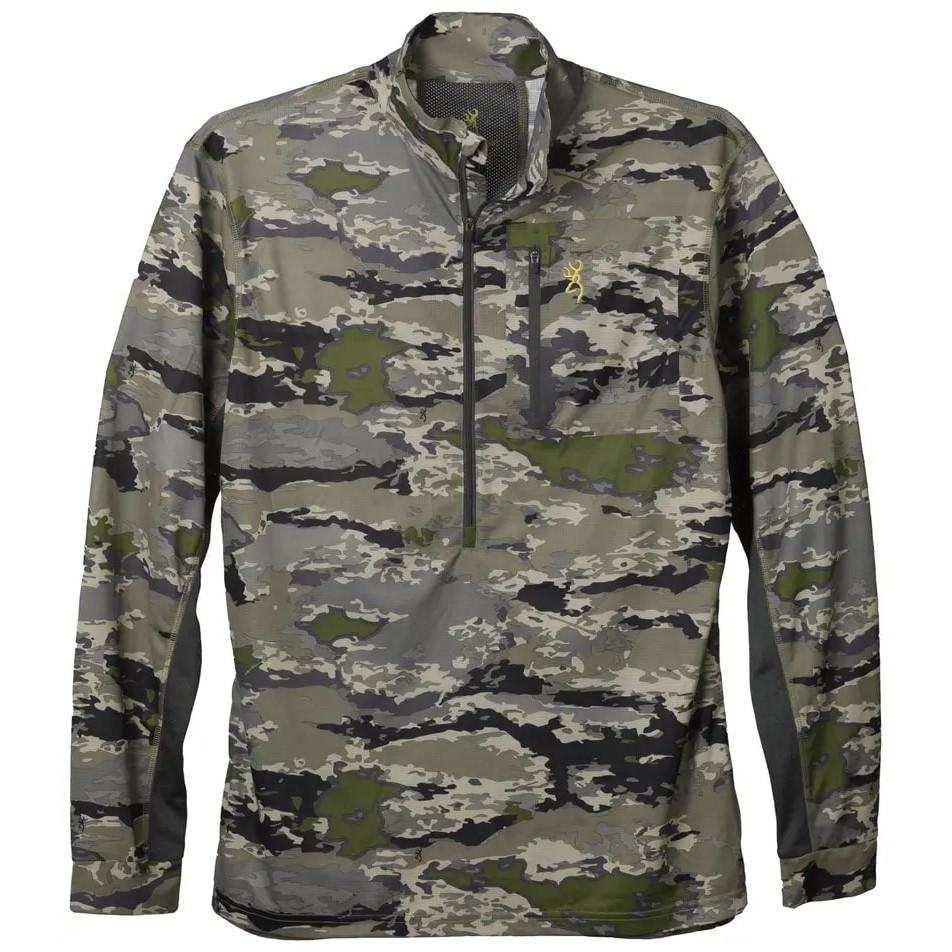 Browning Early Season 3/4 Zip Shirt Ovix L