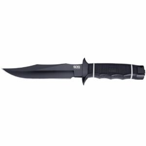 SOG Tech Bowie Knife 6.4" Blade Black