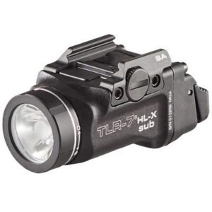Streamlight TLR-7 HL-X Sub USB Weapon Light 1000 Lumens for Springfield Hellcat Black