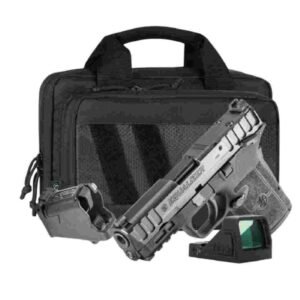 S&W Equalizer Carry On Bundle 9mm Luger 10rd(1)13rd(1)&15rd(1) Magazines 3.67" Barrel Thumb Safety Savior Bag RFX11 Green Dot