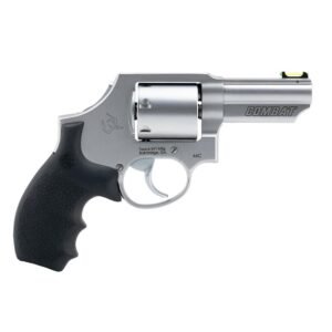 Taurus 66 Combat Handgun .357 Mag 7rd Capacity 3" Stainless Barrel Matte Frame w/Hogue Grip Front Fiber Optic Sight