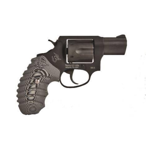 Taurus 856 Ultra Lite Handgun .38 Spl(+P) 6rd Capacity 2" Barrel Black Frame VZ Gray Cyclone Grip