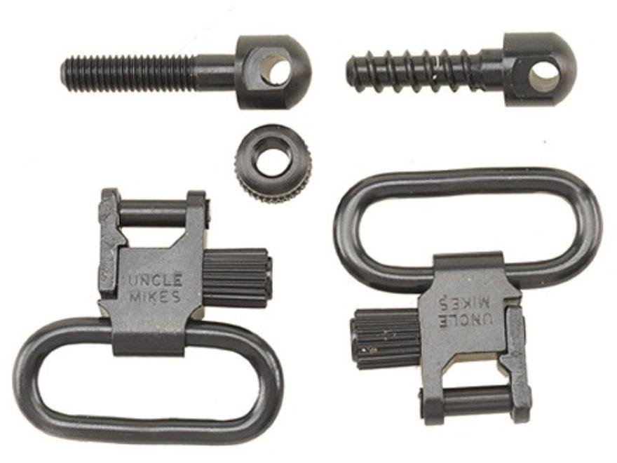 Uncle Mike's QD Machine Screw Type Swivel - 1" Black