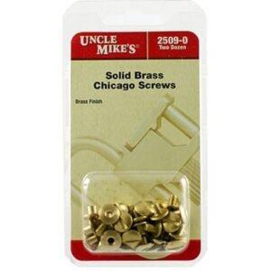 Uncle Mike's Chicago Brass Screws - 24 Pack