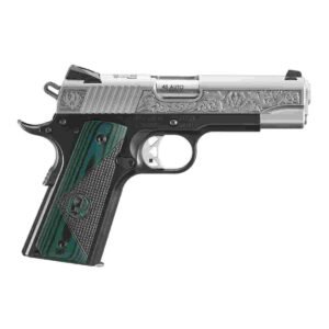 Ruger SR1911 "271 Cardwell Rd." Street Edition Handgun 45 Auto 7rd Magazines(2) 4.25" Barrel Engraved Frame G10 Grips