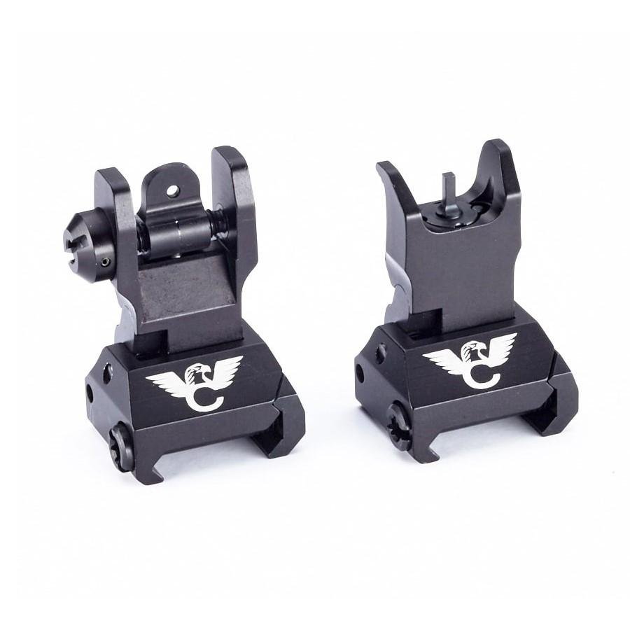 Wilson Combat AR Platform Sight Set Manual Deploy Picatinny Rail Mount