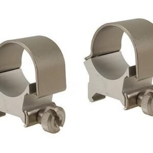 Weaver Detachable Top Mount Aluminum Scope Rings 1" High - Silver