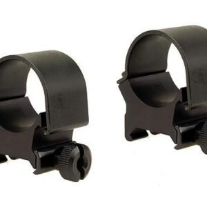 Weaver Detachable Top Mount Aluminum Scope Rings 1" High - Matte