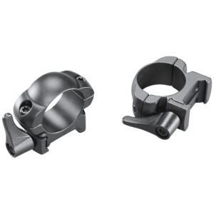 Weaver Grand Slam Leaver-Lok Top Mount Steel Scope Rings 1" Medium Matte