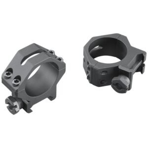 Weaver 4-Hole Tactical Picatinny Aluminum Scope Rings 30mm Low Matte