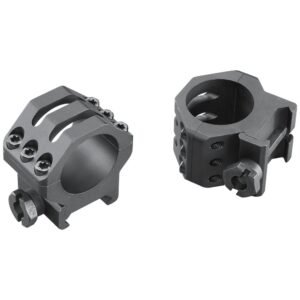 Weaver 6-Hole Picatinny Tactical Scope Rings 1" Medium Matte