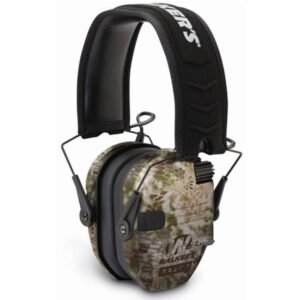 Walker's Game Razor Slim Shooter Folding Ear Muffs-Kryptek Camo