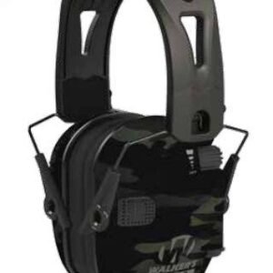 Walker's  Razor Tacti-Grip Ear Muffs -Camo Gray 23NRR