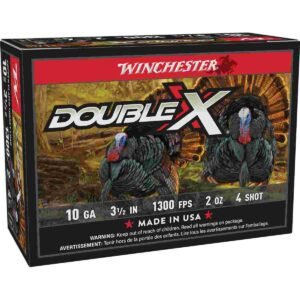 Winchester Double X Turkey Load 10 ga 3-1/2" MAX 2 oz #4 1300 fps 10/ct