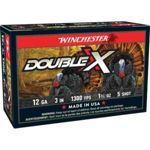 Winchester Double X Turkey Load Shotshells 12 ga 3" MAX 1-3/4 oz #5 1300 fps 10/ct