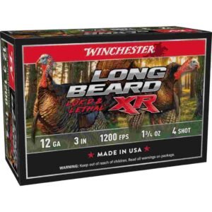 Winchester Long Beard XR Shotshells 12ga 3" 1-3/4 oz #4 10/ct