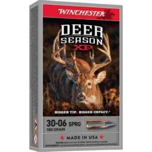 Winchester Deer Season XP Rifle Ammunition .30-06 Sprg 180gr PT 2750 fps 20/ct