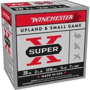 Winchester Super-X Game Shotshells 20 ga 2-3/4" 7/8 oz 1210 fps #7.5 25/ct